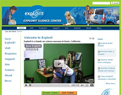 Explorit Plone Website