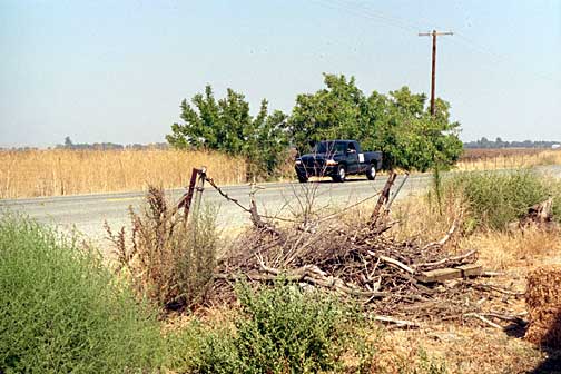 Truck on Rural County Road