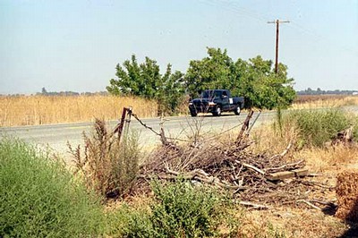 Truck on Rural County Road