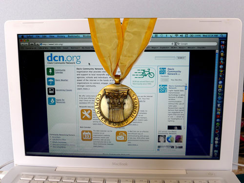 Our medal arrives from Computerworld