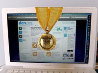 Our medal arrives from Computerworld