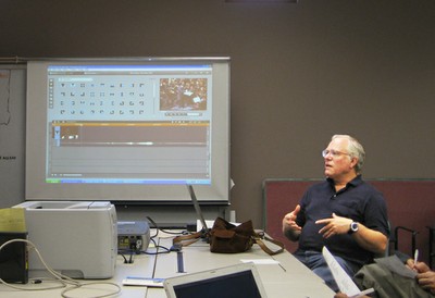 Russ Hobby demonstrates how to edit raw video, upload to the Internet, embed onto and/or link to one's website.